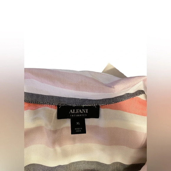 NWT Alfani Striped PJ Short Set - Picture 4 of 8